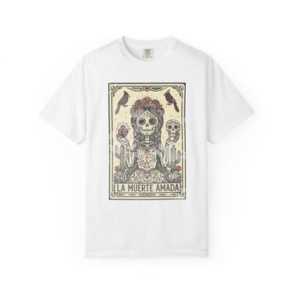 "La Muerte Amada" T-Shirt — Day of the Dead Skull Art Tee