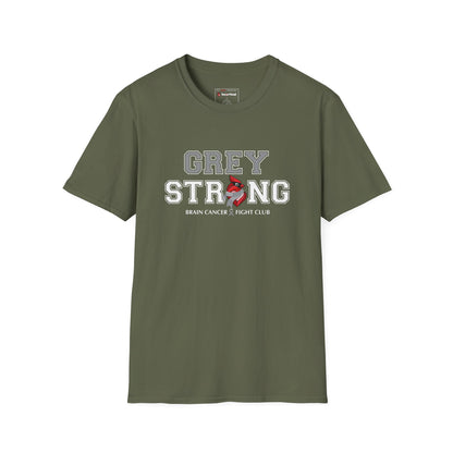 Grey Strong T-Shirt – Brain Cancer Fight Club Support Tee