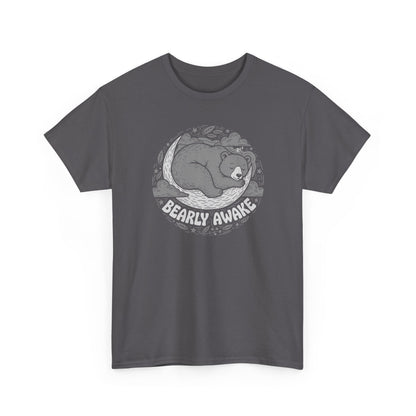 Bearly Awake T-Shirt — Cute Sleeping Bear Graphic Tee