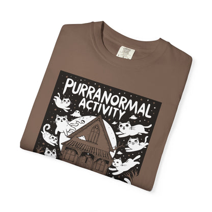 "Purranormal Activity" Cat T-Shirt — Spooky Paranormal Cat Lovers Graphic Tee