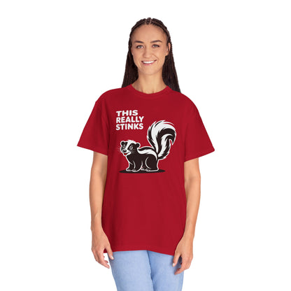"This Really Stinks" Funny Vintage Animal Tee — Skunk Graphic T-Shirt