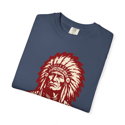 Revolution Graphic T-Shirt - Native Chief First Nation Illustrated Tee