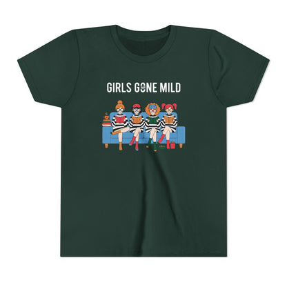 "Girls Gone Mild" Youth Tee – Cute Reading Club Graphic T-Shirt
