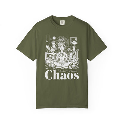 "Calm Under Chaos" T-Shirt — Mom Life Chaos Graphic Tee