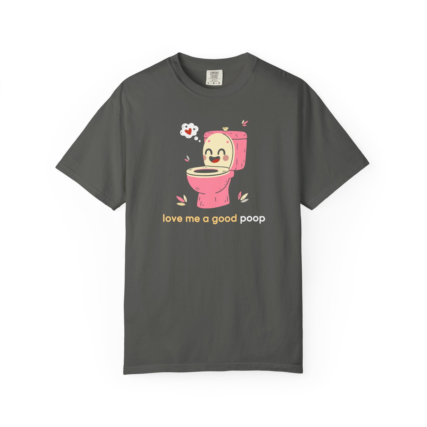 "Love Me a Good Poop" Couples Tee - Funny Toilet Bathroom Graphic T-Shirt —