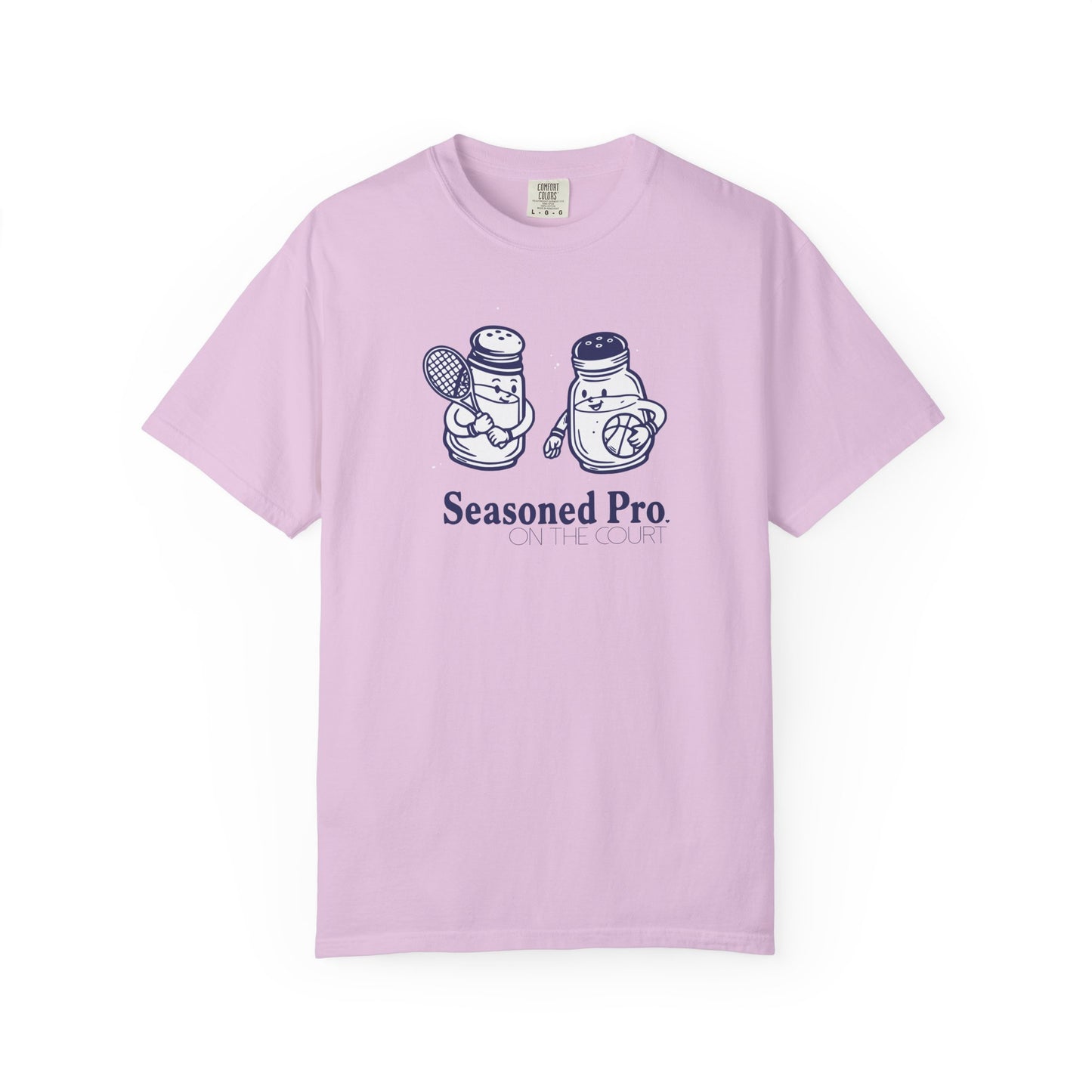 "Seasoned Pro on the Court" T-Shirt — Cute Salt & Pepper Shakers Athletic Graphic Tee