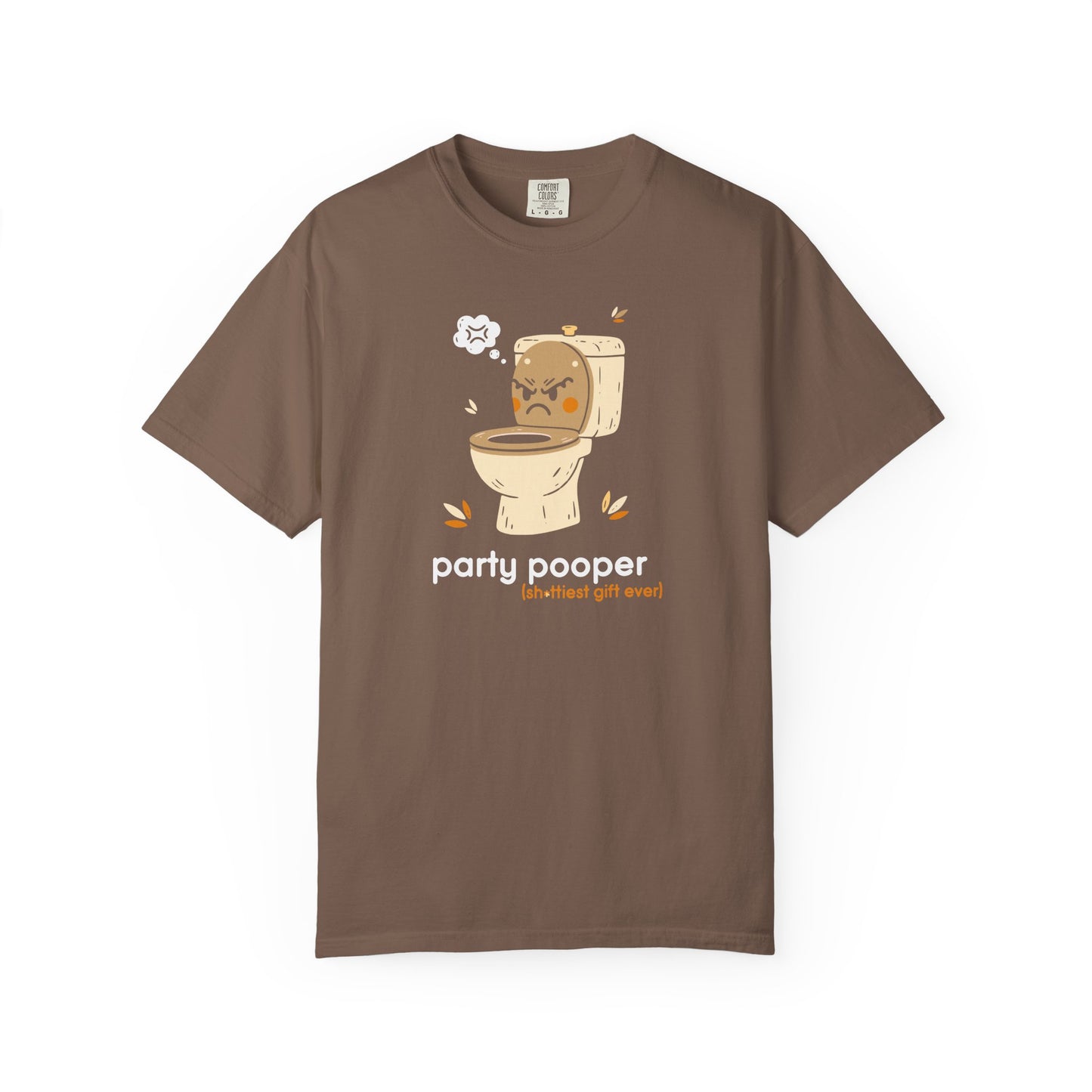 "Party Pooper" Couples Tee — Funny Gift Toilet Graphic T-Shirt