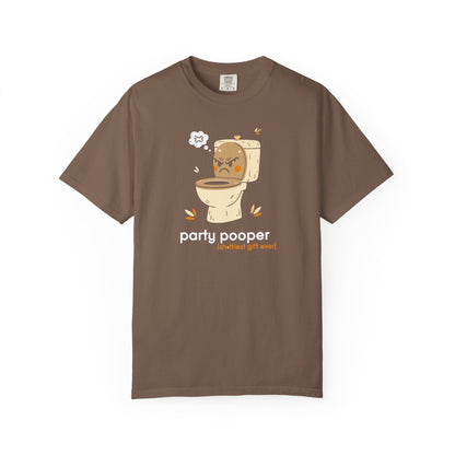 "Party Pooper" Couples Tee — Funny Gift Toilet Graphic T-Shirt