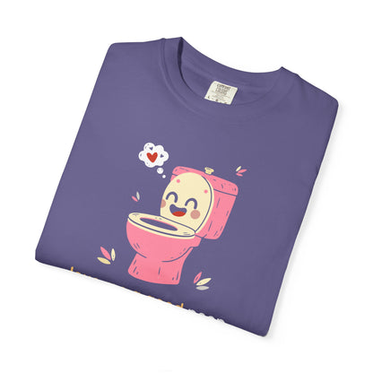 "Love Me a Good Poop" Couples Tee - Funny Toilet Bathroom Graphic T-Shirt —