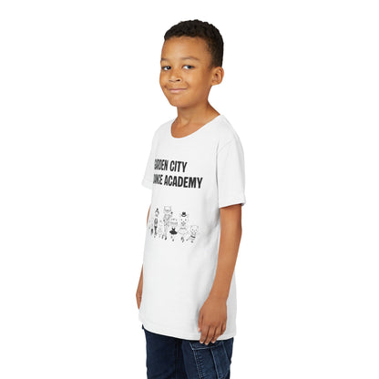 "Garden City Dance Academy" Youth Tee — Kids Dance Club Cartoon Dancers T-Shirt