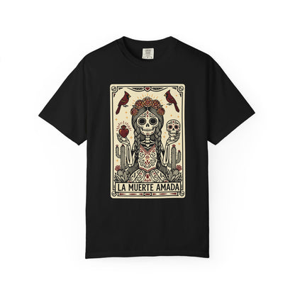 "La Muerte Amada" T-Shirt — Day of the Dead Skull Art Tee