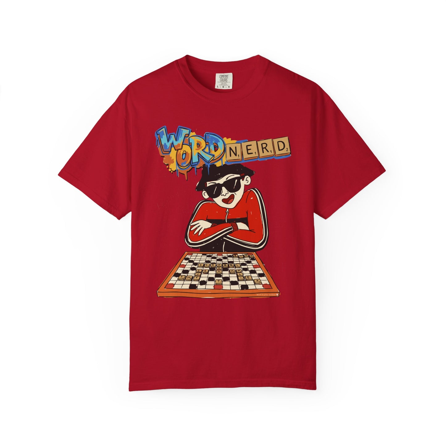 Word Nerd T-Shirt — Retro HipHop Scrabble Player Graphic Tee