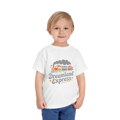 "Dreamland Express" Toddler Tee — Cute Train Kids Graphic T-Shirt