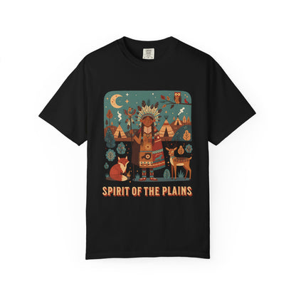 'Spirit of the Plains' T-Shirt — Native-Inspired Spiritual Graphic Tee