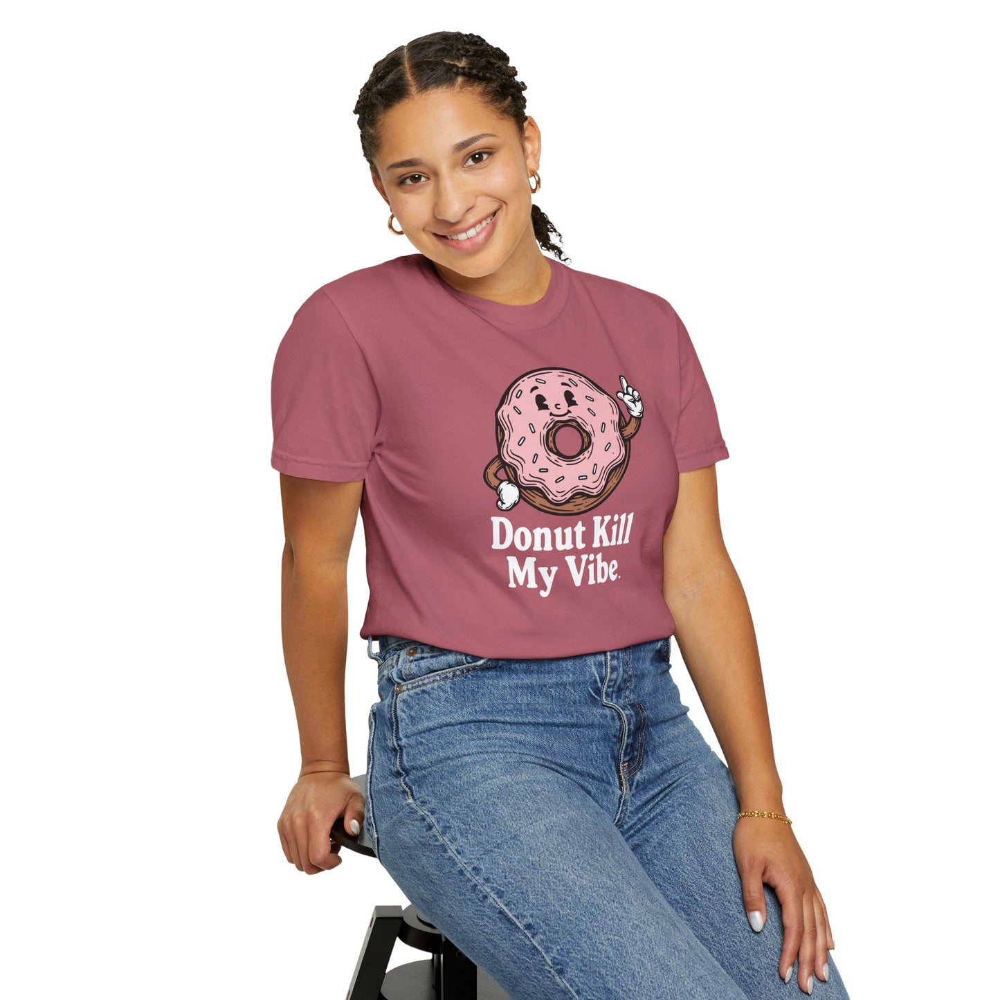 Donut Kill My Vibe T-Shirt - Sweet Retro Tee