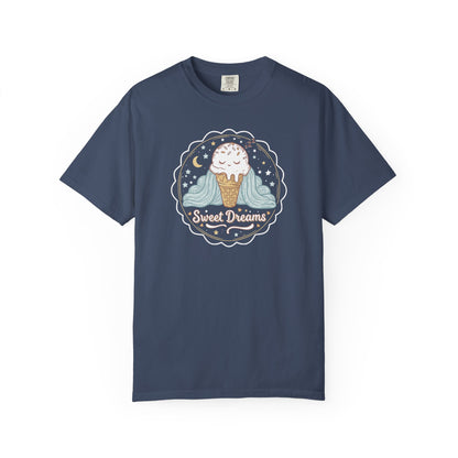 Sweet Dreams Ice Cream T-Shirt — Cute Pastel Dessert Graphic Tee