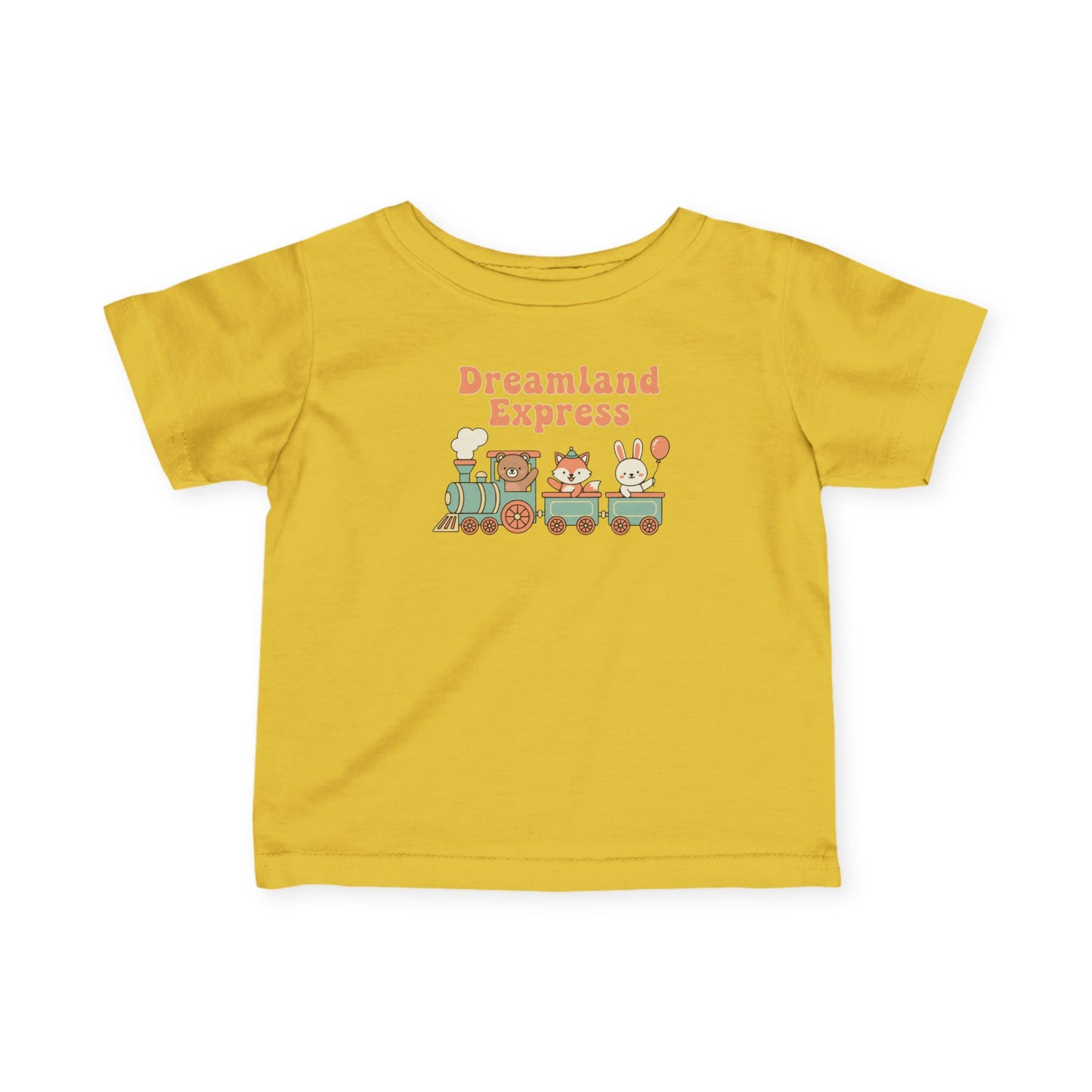 "Dreamland Express" Infant Tee — Cute Train Graphic Baby Shirt