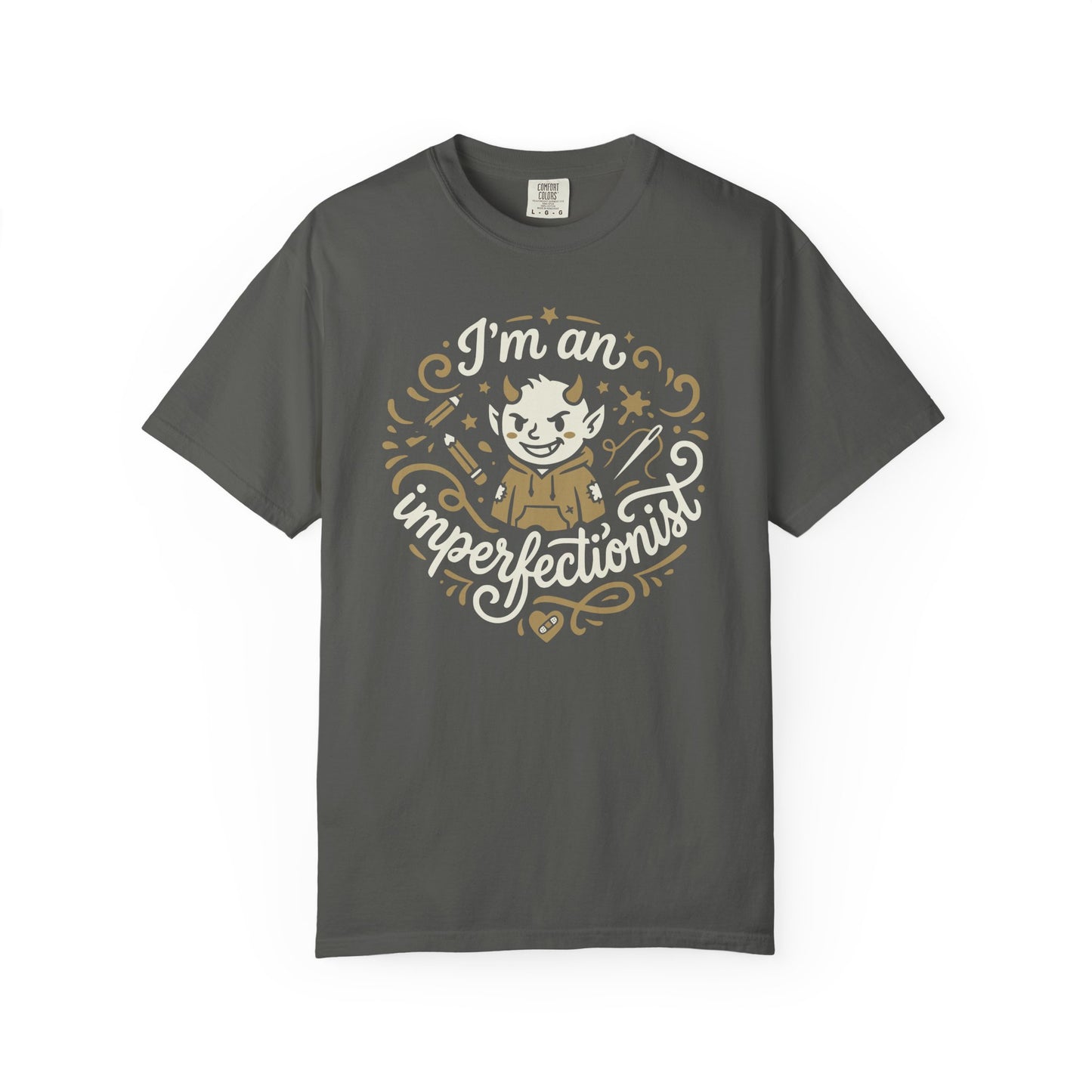 "I'm an Imperfectionist" Graphic T-Shirt — Retro Cute Self-Love Funny Imp Tee