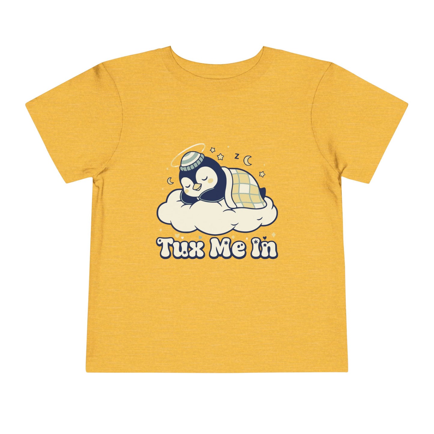 'Tux Me In' Toddler Tee —  Sleepy Penguin Short Sleeve Kids Shirt