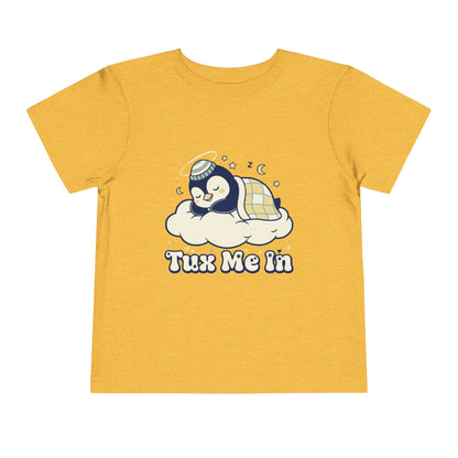 'Tux Me In' Toddler Tee —  Sleepy Penguin Short Sleeve Kids Shirt