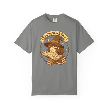 Resting Witch Face T-Shirt — Cute Witch Sleeping Graphic Tee