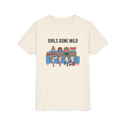 "Girls Gone Mild" Youth Tee – Cute Reading Club Graphic T-Shirt