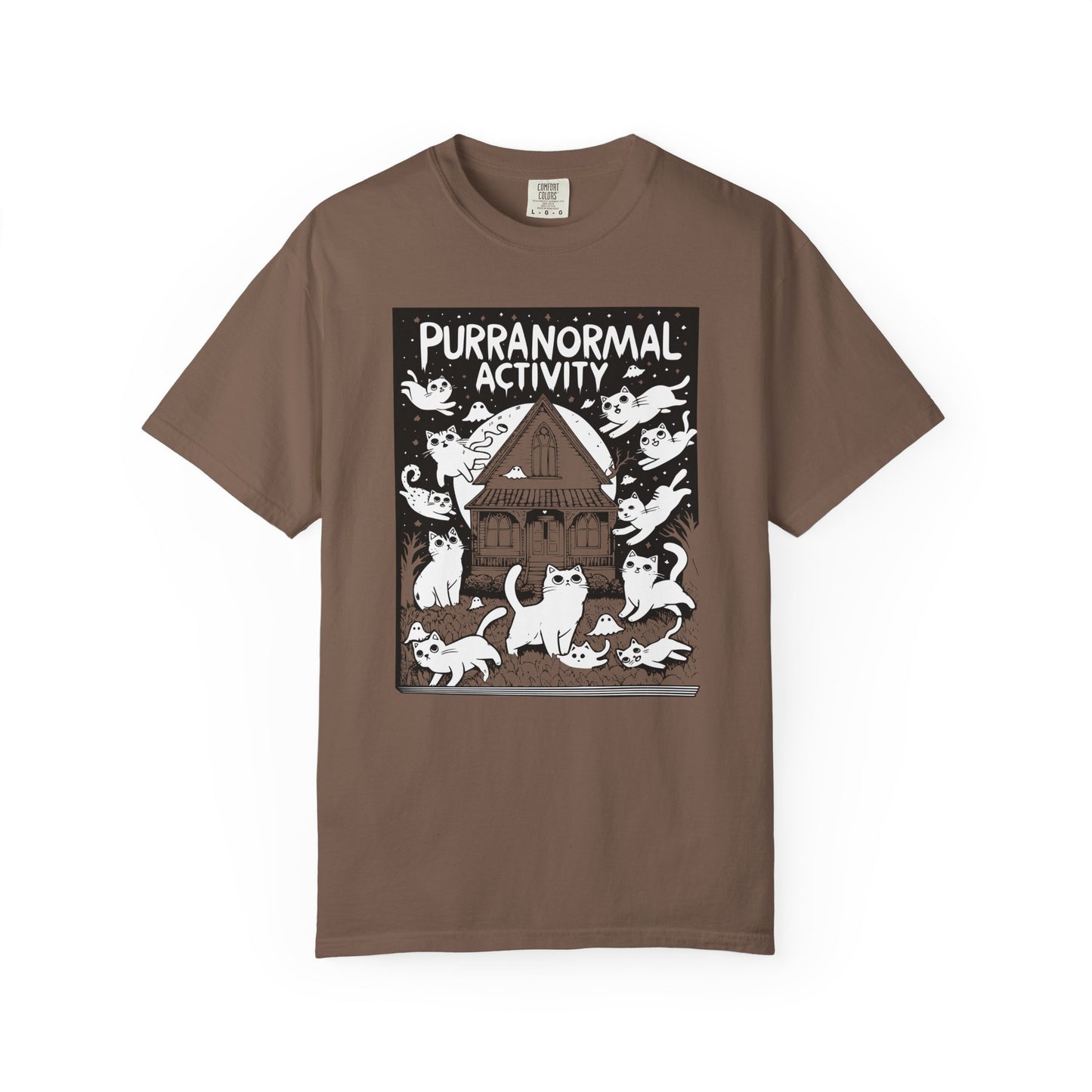 "Purranormal Activity" Cat T-Shirt — Spooky Paranormal Cat Lovers Graphic Tee