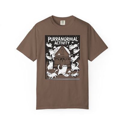 "Purranormal Activity" Cat T-Shirt — Spooky Paranormal Cat Lovers Graphic Tee