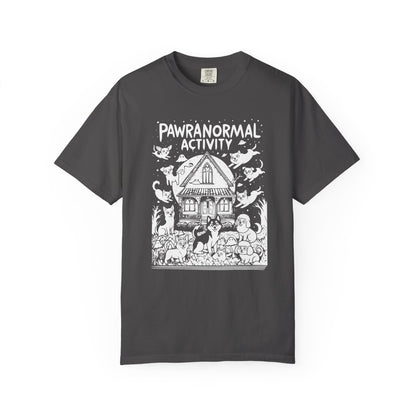 "Pawranormal Activity" Dog T-Shirt - Haunted House Fun Graphic Tee