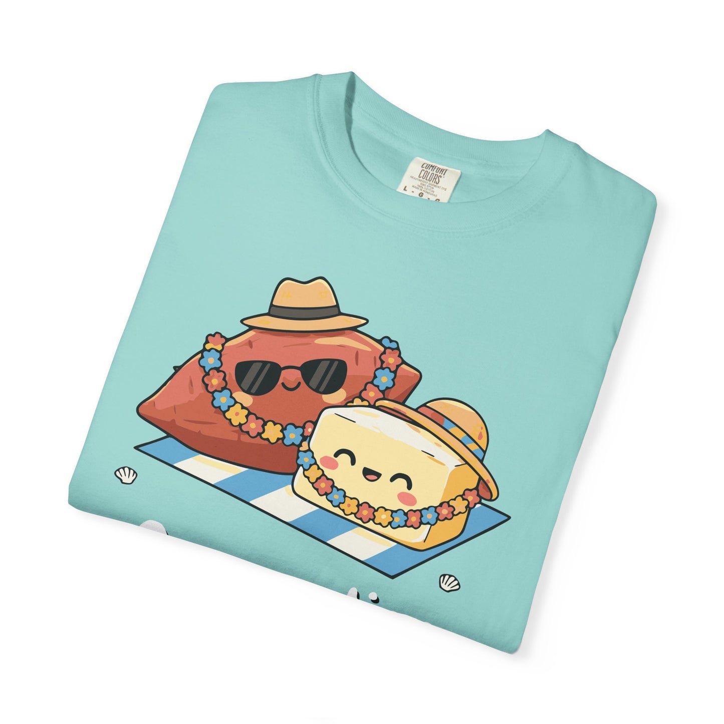 "On vacation with my butter half" Couples Tee —  Cute Vacation Yam Butter Summer T-Shirt