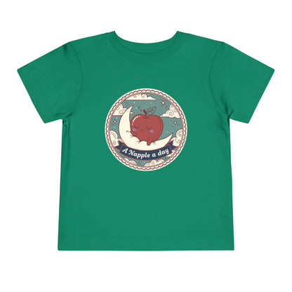 “A Napple a Day” Toddler Tee — Cute Apple Nap Graphic Kids Shirt