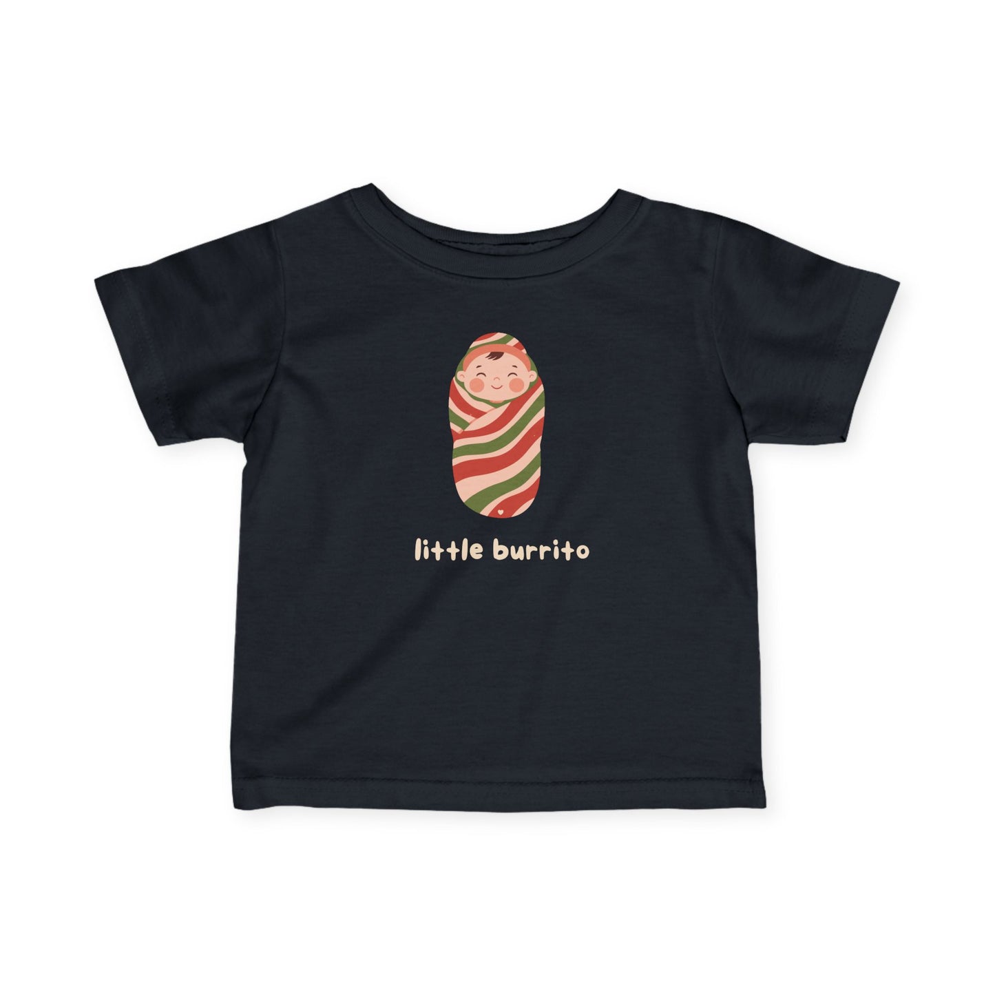 'Little Burrito' Infant Tee — Adorable Swaddle Baby Shirt