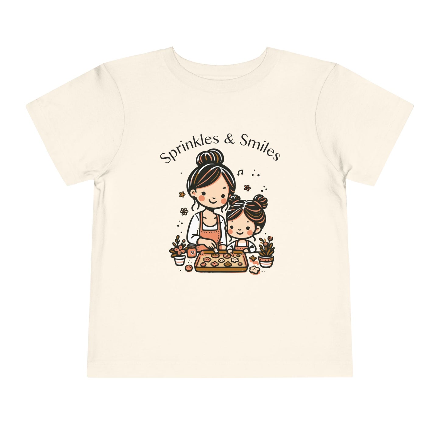 "Sprinkles & Smiles" Toddler Tee —  Mom & Me Baking Graphic Shirt