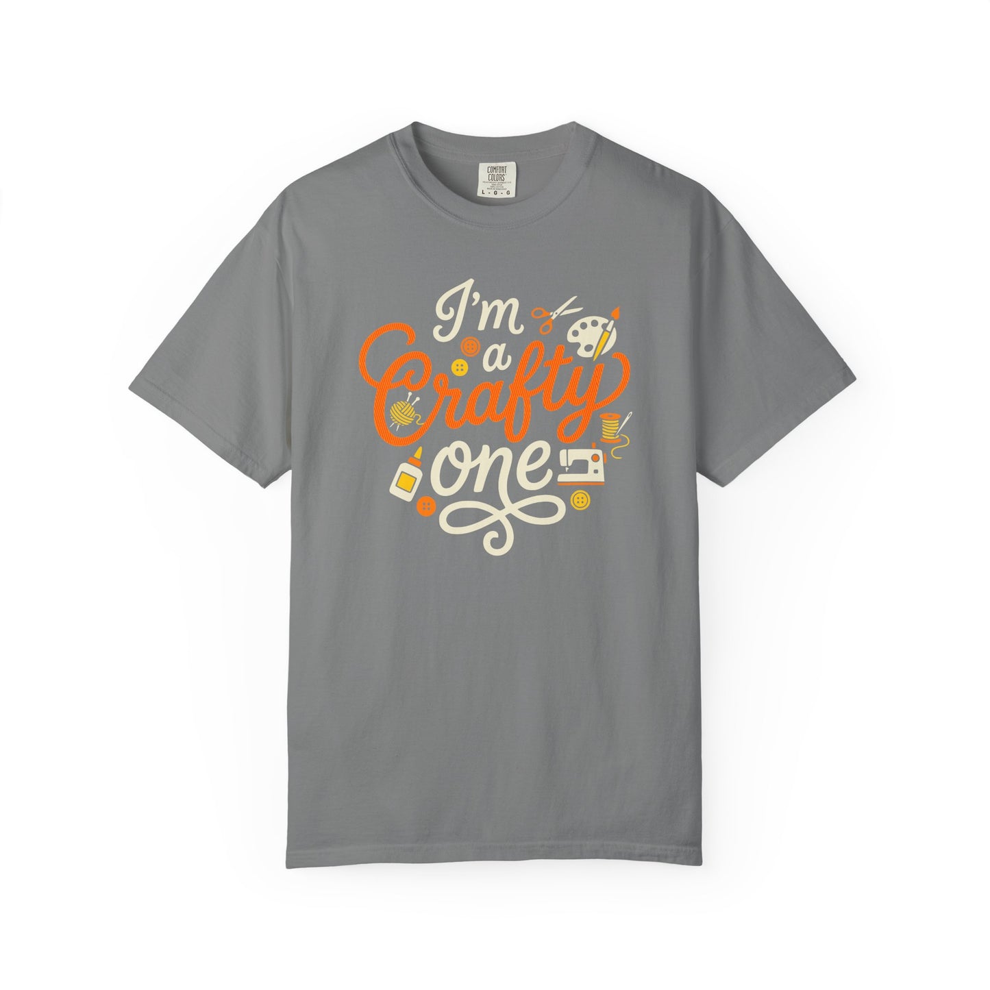"I'm a Crafty One" T-Shirt —  Graphic Tee for Arts & Crafts Enthusiasts
