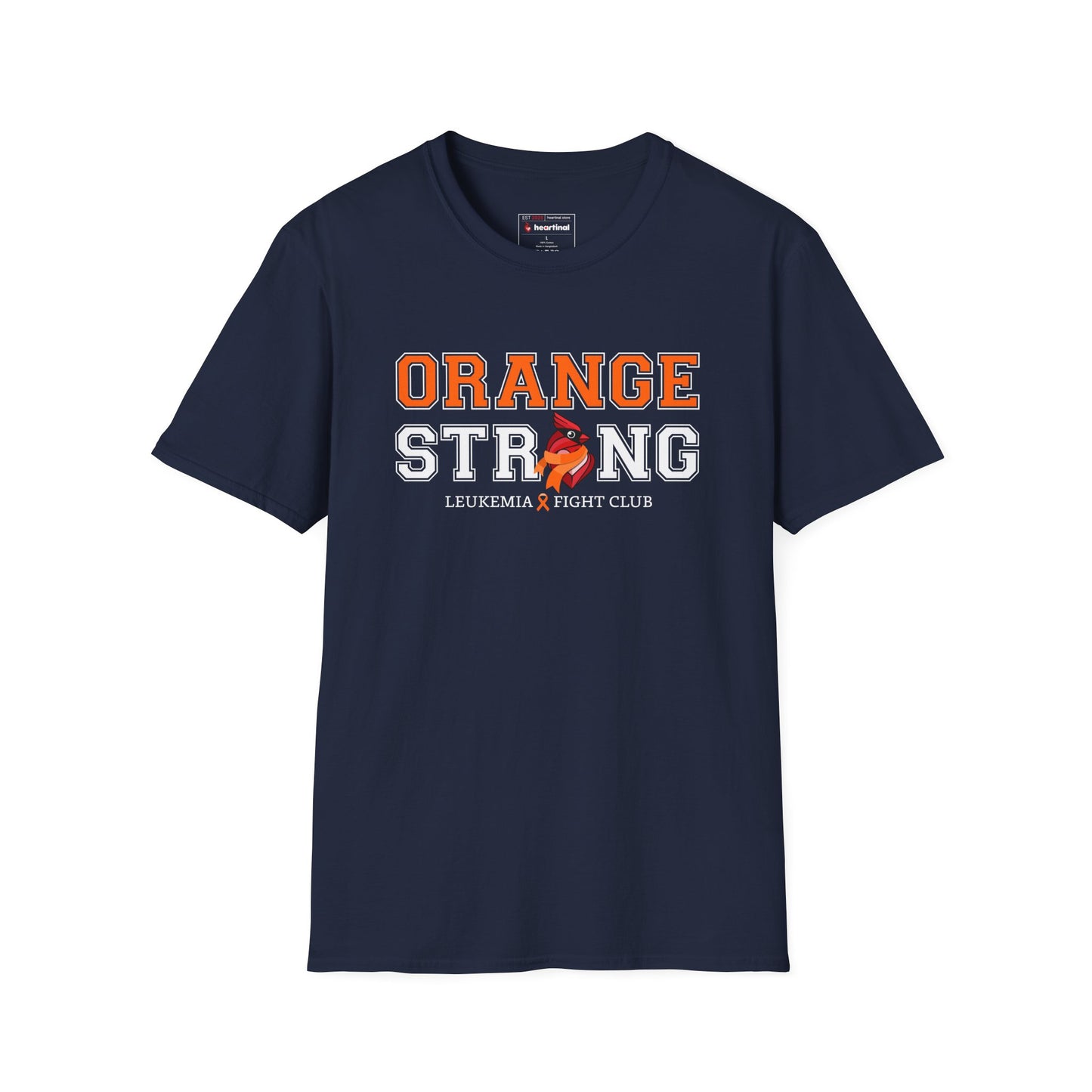 Orange Strong T-Shirt — Leukemia Cancer Fight Club Support Tee