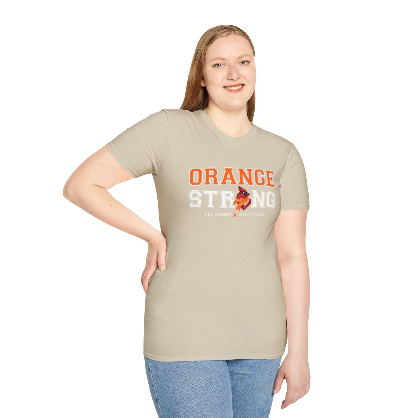 Orange Strong T-Shirt — Leukemia Cancer Fight Club Support Tee