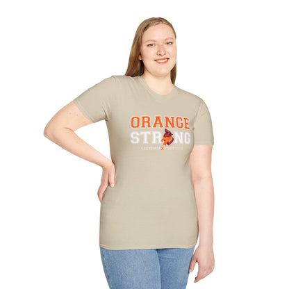 Orange Strong T-Shirt — Leukemia Cancer Fight Club Support Tee