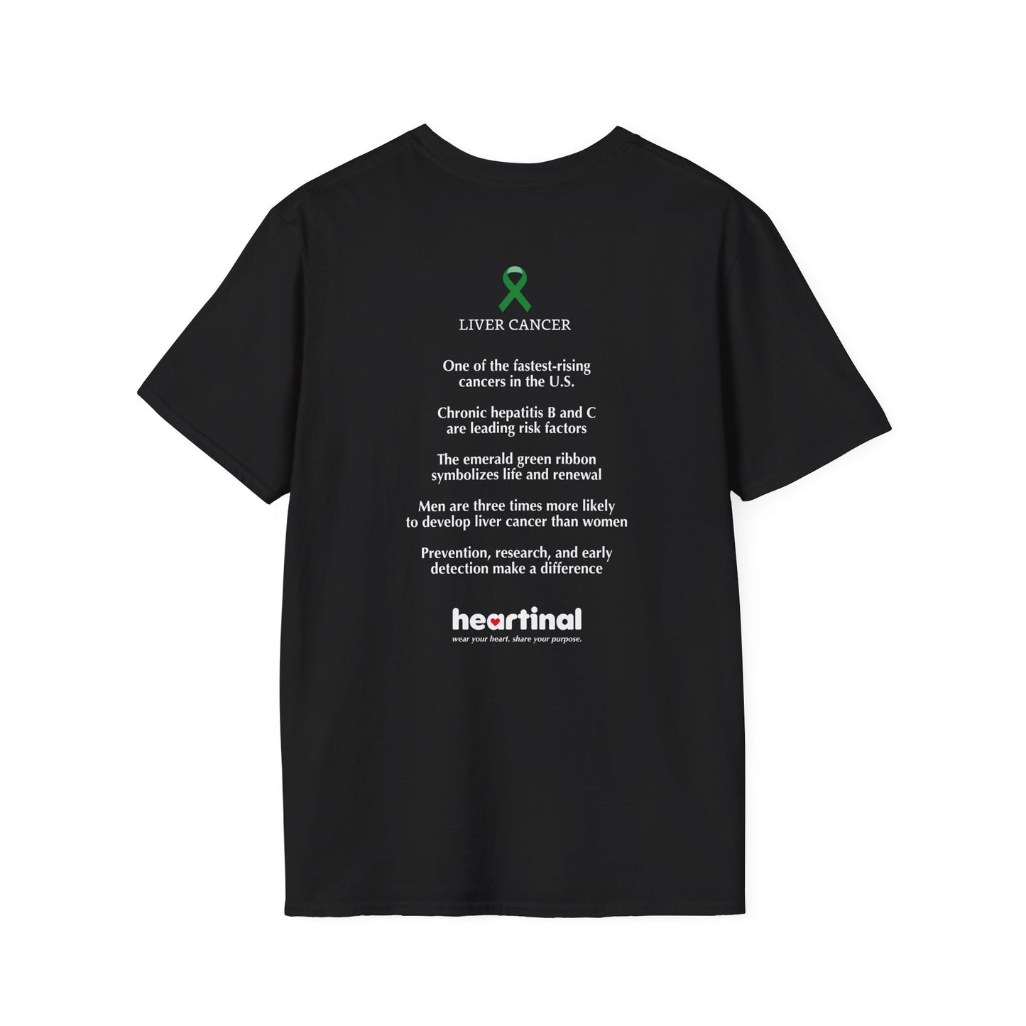 Emerald Strong T-Shirt — Liver Cancer Fight Club Awareness Tee