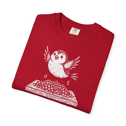 "Seed Me" Bird Watching T-Shirt - Funny Birder Gift - Bird Lover Humor