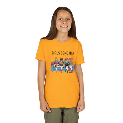 "Girls Gone Mild" Youth Tee – Cute Reading Club Graphic T-Shirt