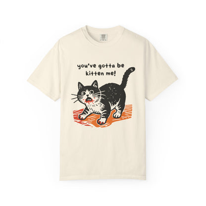 "You've Gotta Be Kitten Me!" Cat Graphic T-Shirt — Cute Retro Playful Kitty Tee