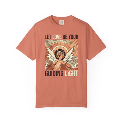 Let Love Be Your Guiding Light T-Shirt — Angelic Inspirational Graphic Tee