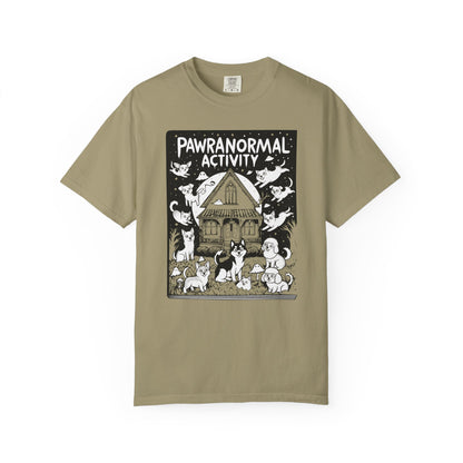 "Pawranormal Activity" Dog T-Shirt - Haunted House Fun Graphic Tee