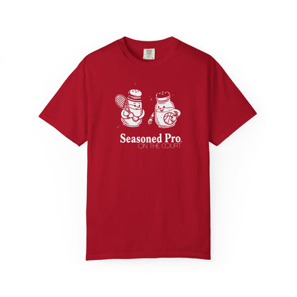 "Seasoned Pro on the Court" T-Shirt — Cute Salt & Pepper Shakers Athletic Graphic Tee