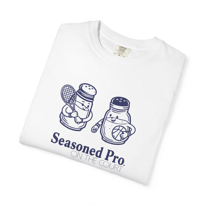 "Seasoned Pro on the Court" T-Shirt — Cute Salt & Pepper Shakers Athletic Graphic Tee
