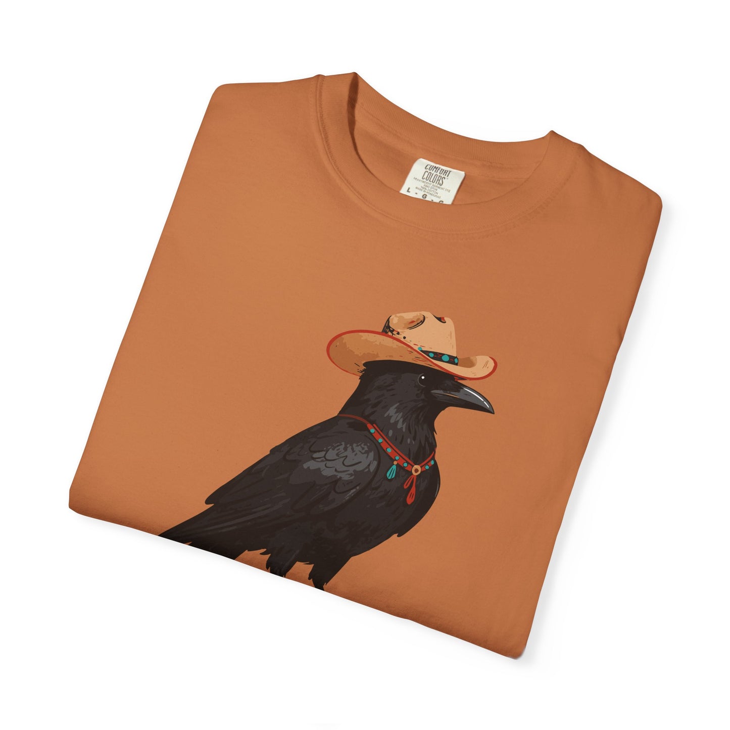 "Cawgirl" Couples Tee  — Western Raven Cowgirl Graphic T‑Shirt