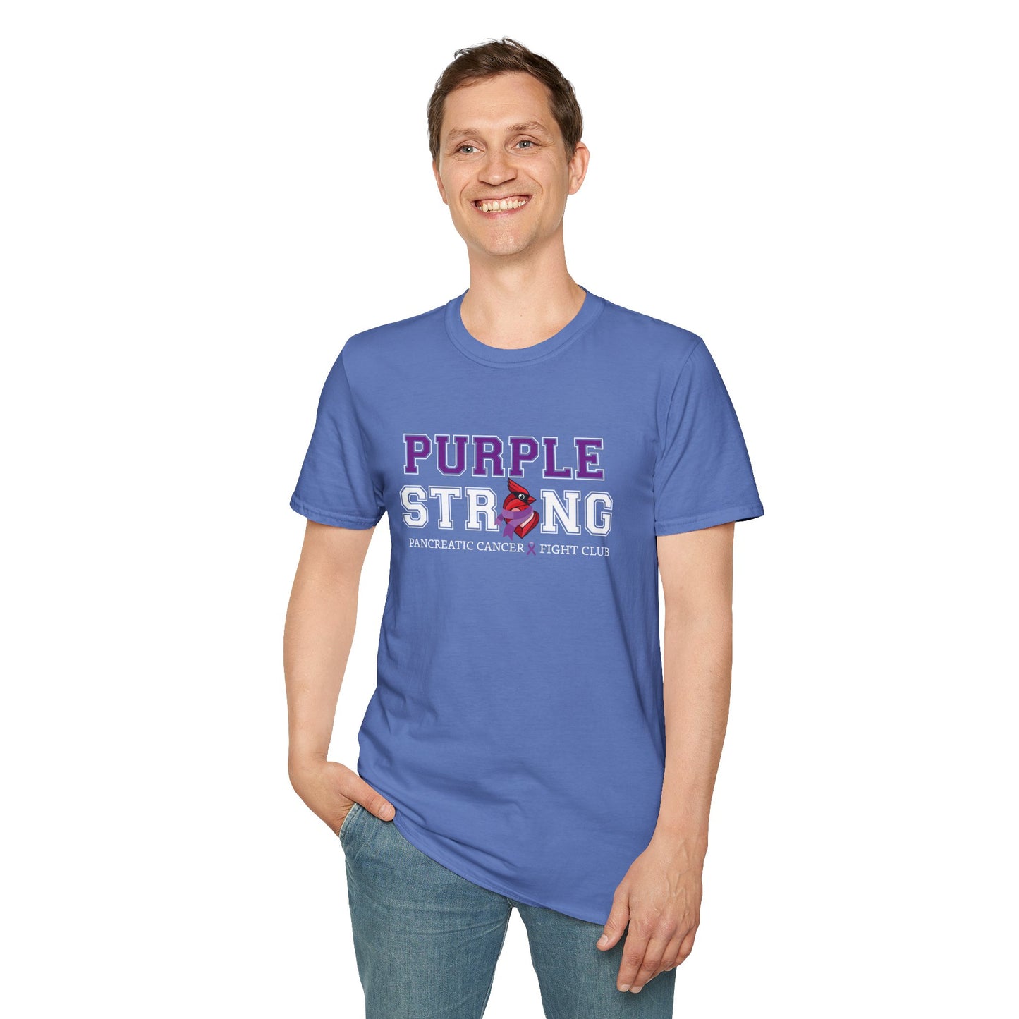 Purple Strong T-Shirt — Pancreatic Cancer Awareness Support Tee
