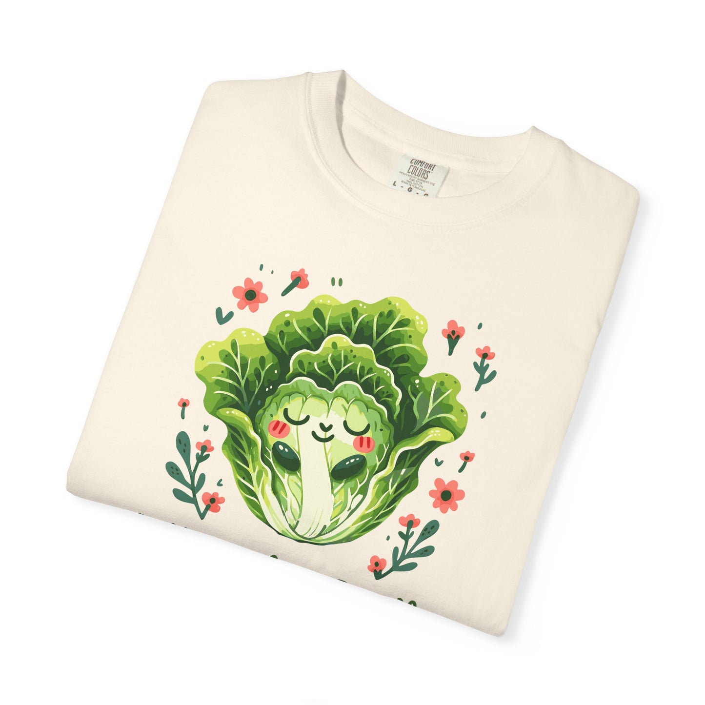Lettuce Sleep Quietly T-Shirt — Cute Sleeping Lettuce Graphic Tee