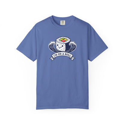 I'm On A Roll Sushi T-Shirt — Cute Kawaii Seafood Graphic Tee
