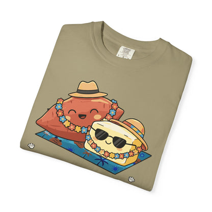 "On vacation? I sure yam!" Couples Tee — Cute Yam Butter Summer Vacation Vibes T-Shirt